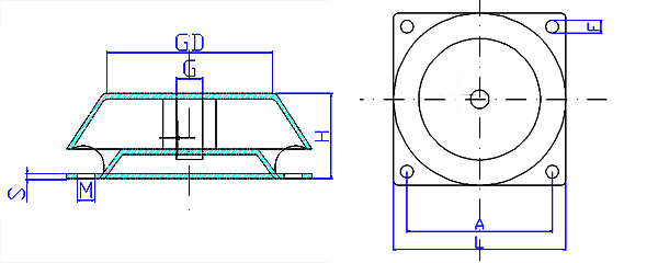 KPR Anti Vibration Mount